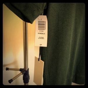 Babaton fitted cropped mock neck t shirt